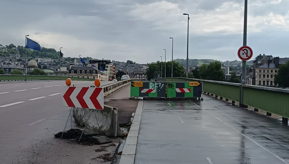 Travaux sur le pont Guillaume-le-Conquérant : circulation adaptée jusqu’en novembre